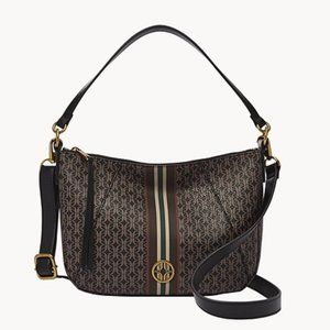 Fossil Skylar Crossbody - Black w/ Stripe